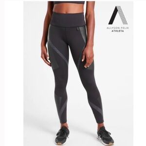 Athleta Allyson Felix high waisted leggings sz XS #I